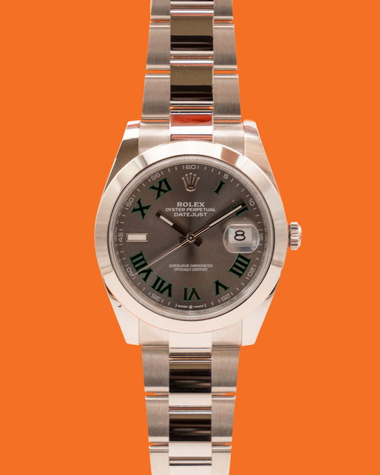 UNWORN Rolex Datejust 41mm 126300 Wimbledon Smooth on Oyster 2026