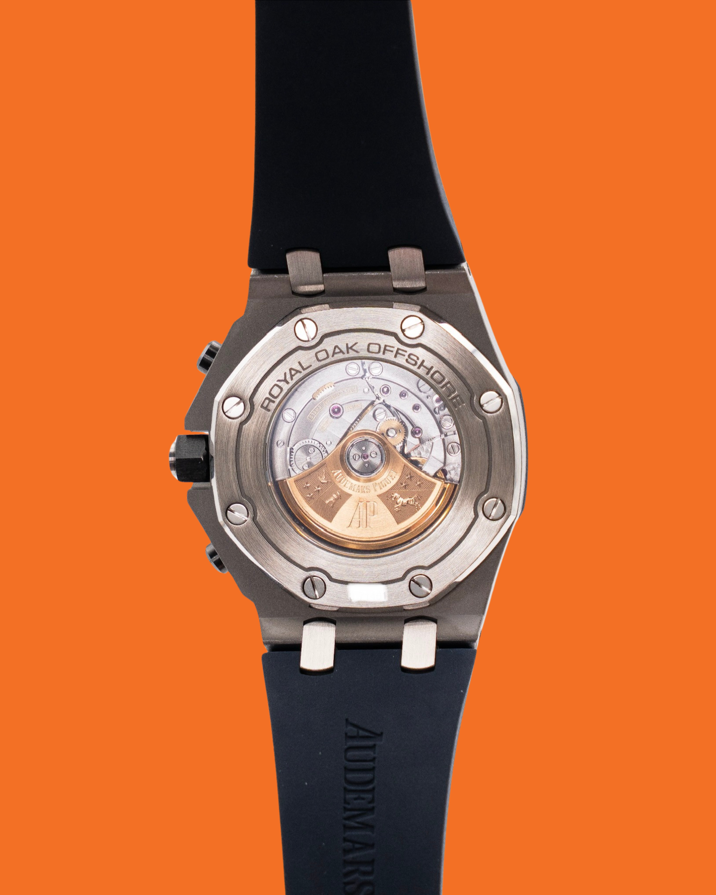 Audemars Piguet Royal Oak OffShore 42mm 26470ST Black and Blue Rubber Strap 2021