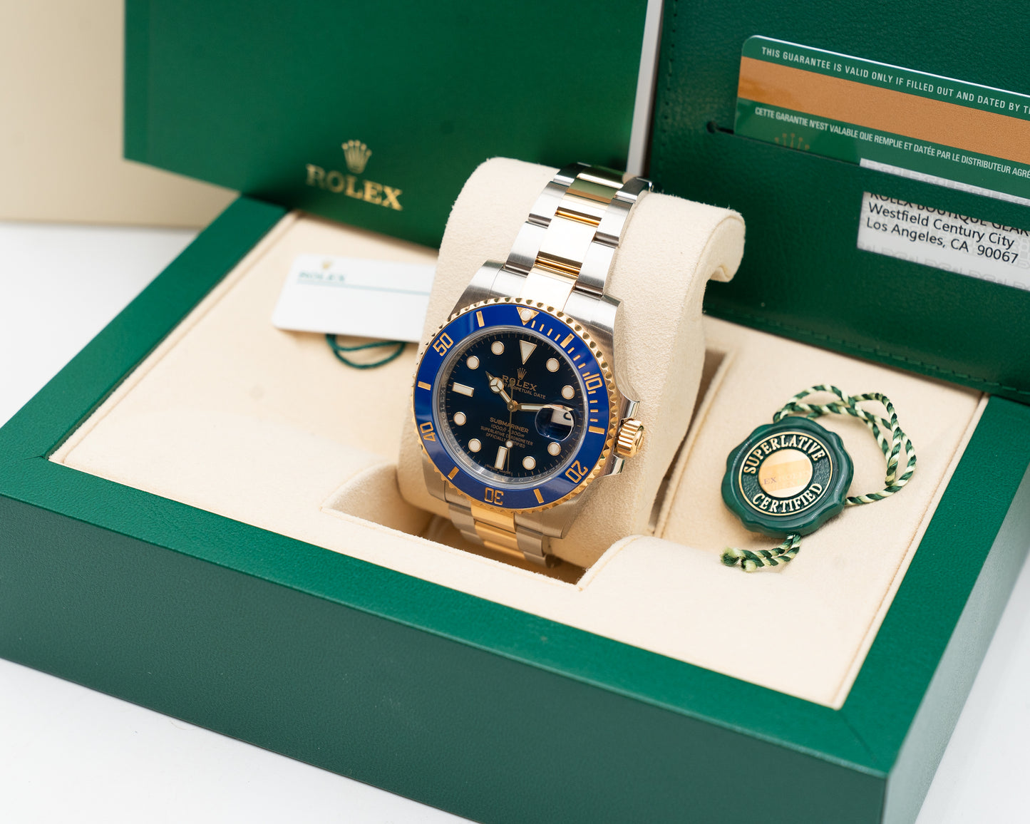 Rolex Submariner Date  116613LB 40mm Rolesor / "Bluesy" 2019