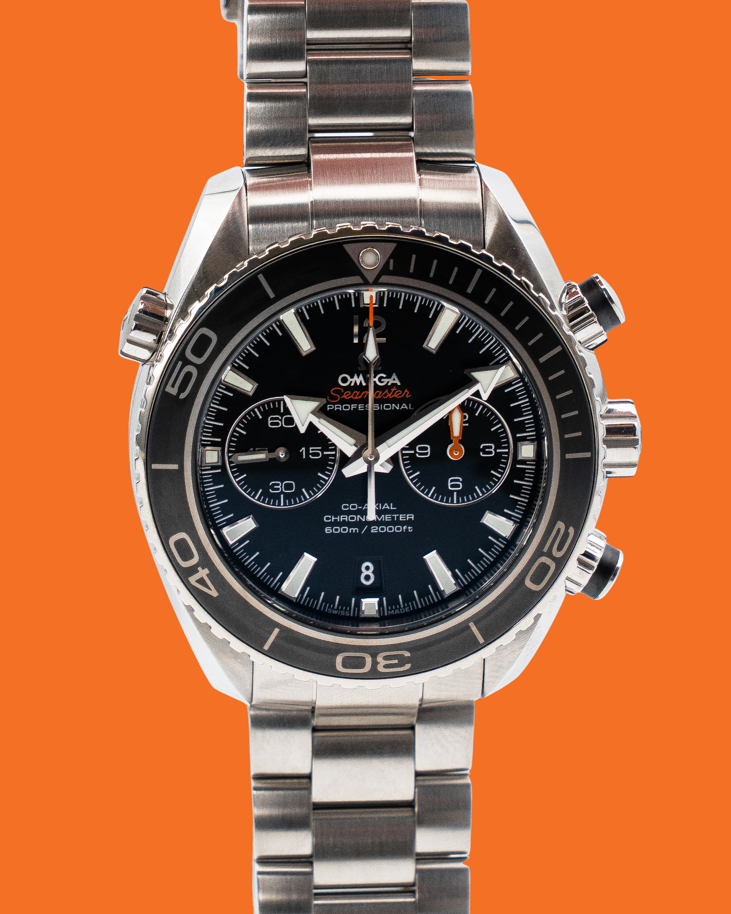 UNWORN Omega Seamaster Planet Ocean 600M 45.5mm 232.30.46.51.01.001 Chronograph Black