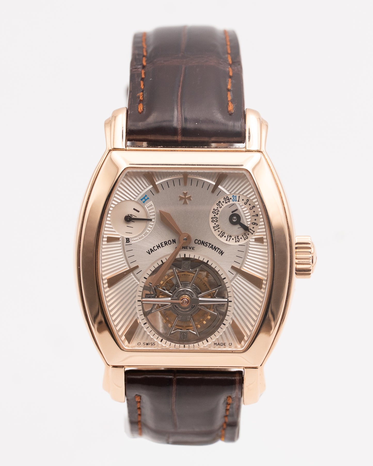 Vacheron Constanting Malte Tourbillon 36mm 30066/000R-8816 Tonneau Rose Gold