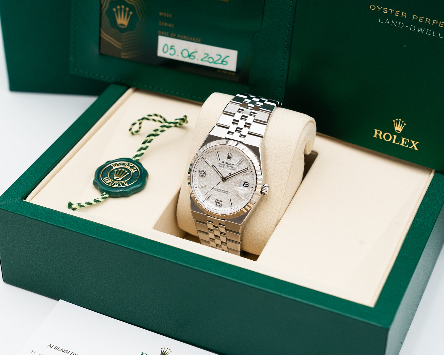 NEW Rolex Land-Dweller 127234 36mm White Dial 2026