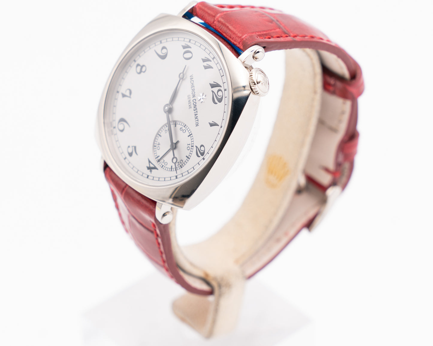UNWORN STICKERED Vacheron Constantin Historiques American 1921 36.5mm 1100s White Gold Red Alligator Strap 2026