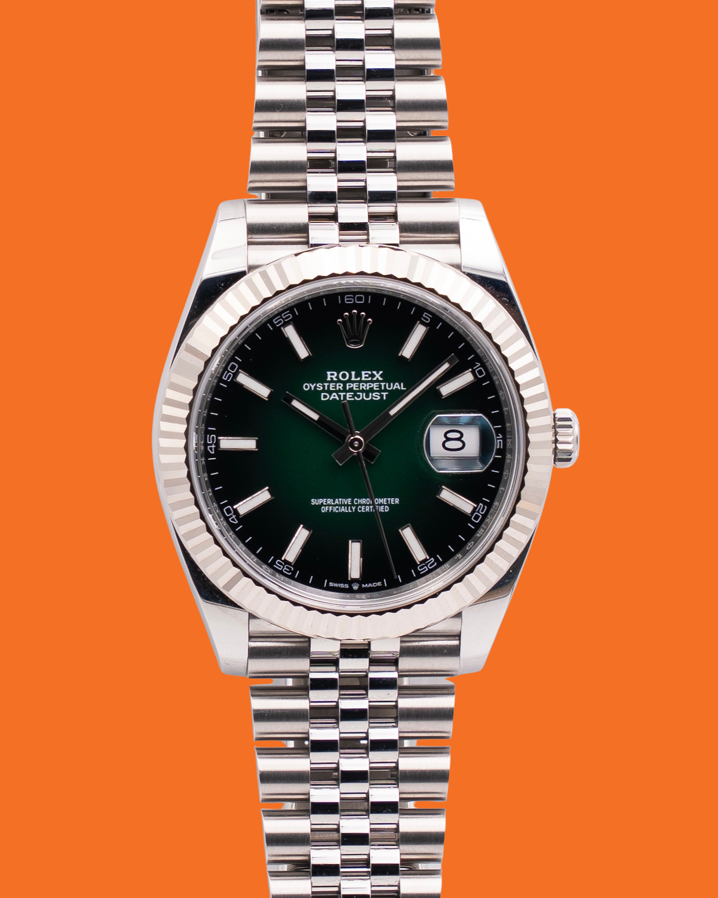 Rolex DateJust 41mm 126334 Green Ombre on Jubilee 2026