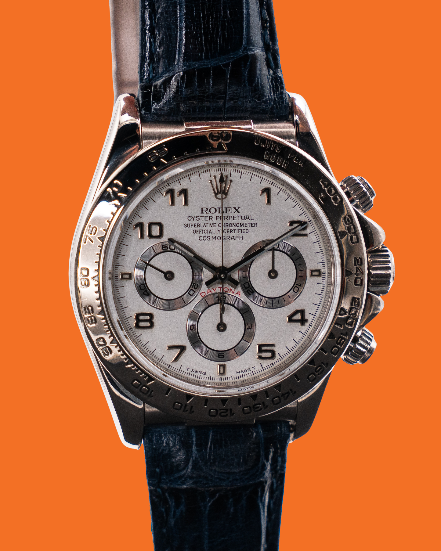 Rolex Zenith Daytona 40mm 16519 White Dial U Serial