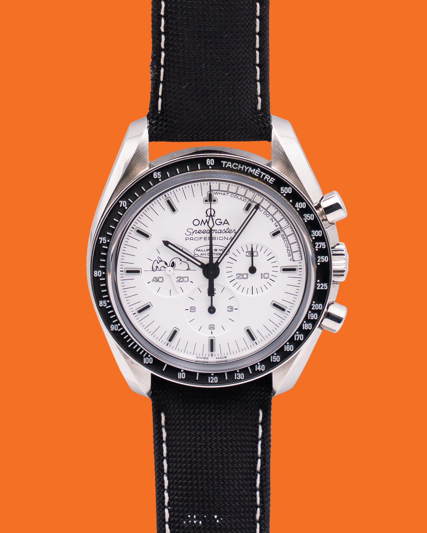 Omega Speedmaster Professional Moonwatch 42mm 311.32.42.30.04.003 Apollo XIII 45th Anniversary White Silver Snoopy Award 2016