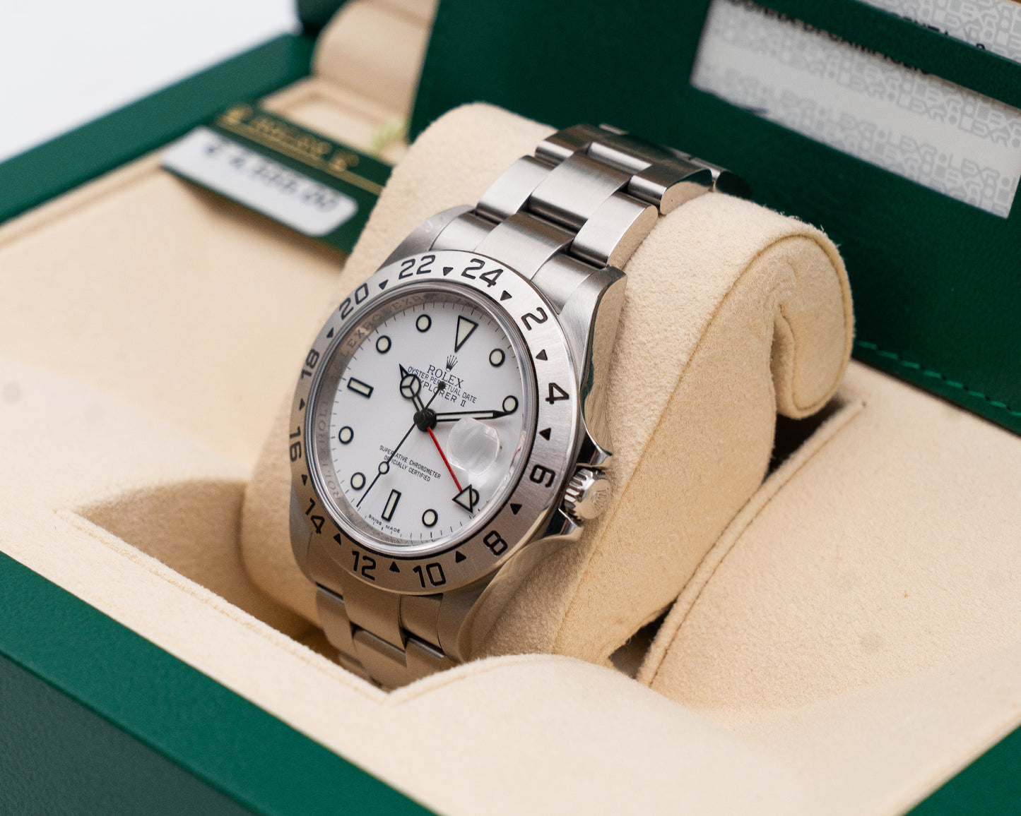 Rolex Oyster Perpetual Explorer II 40mm 16570 Polar 2009