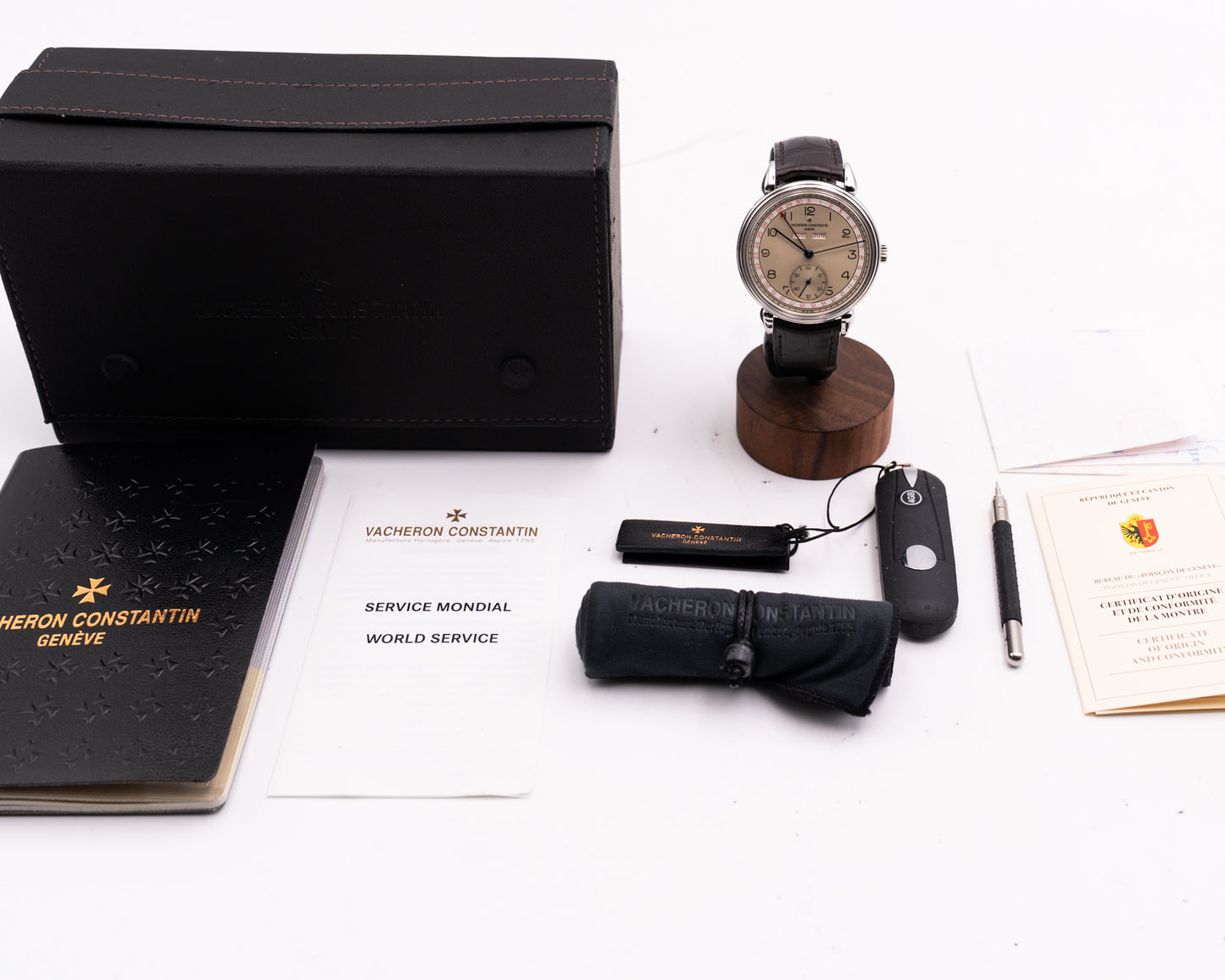 Vacheron Constantin Historiques Triple Calendrier 1942 40mm 3110V Grey Dial Brown Strap 2018