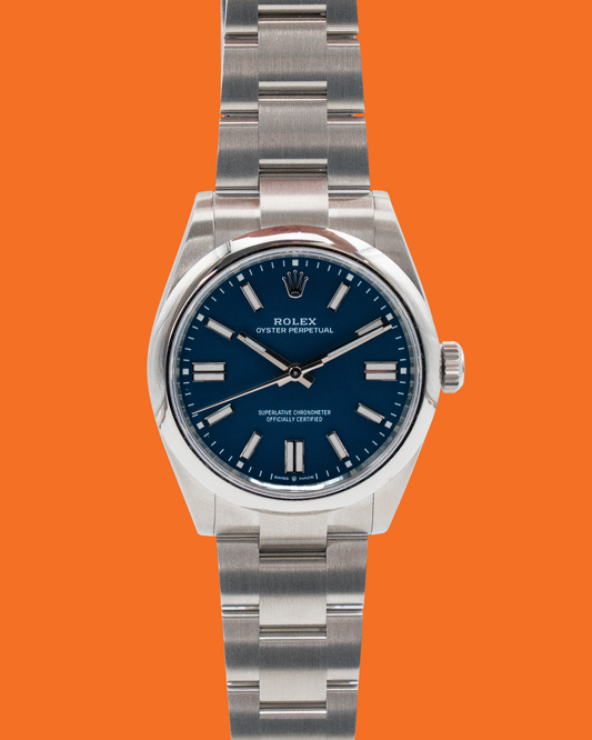 Rolex Oyster Perpetual 41mm 134300 Med Blue Dial 2026