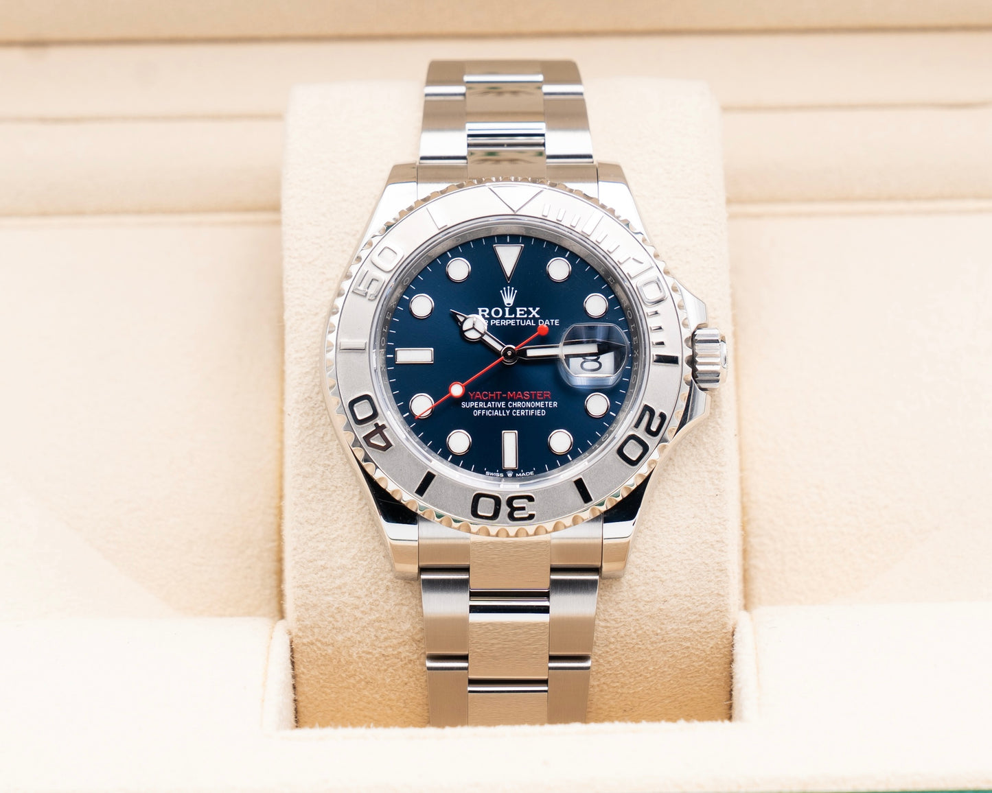 Rolex Steel and Platinum Yacht-Master 40mm 126622 Captain America 2025