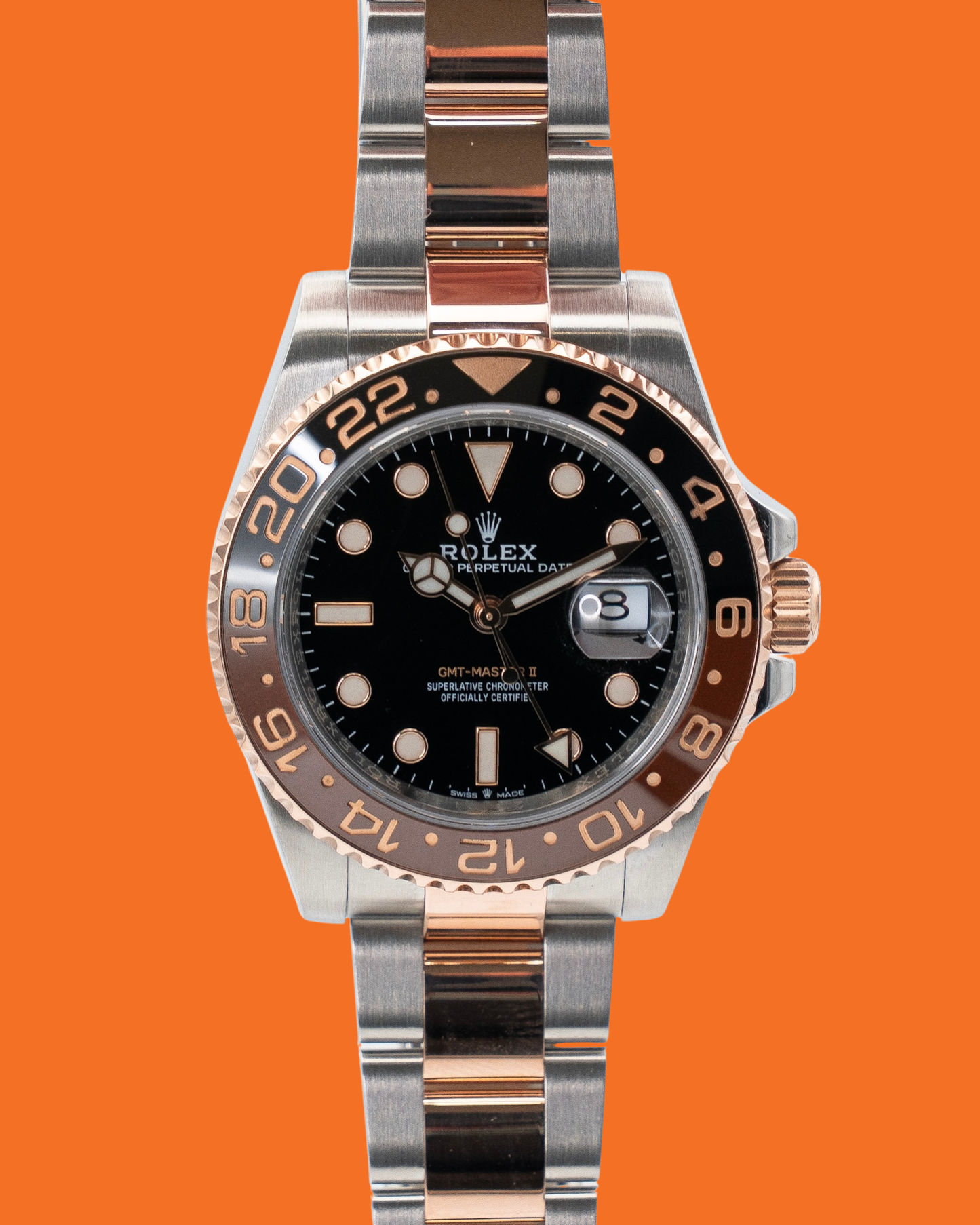 Rolex GMT Master II 40mm 126711CHNR Rootbeer Rose Gold  2022