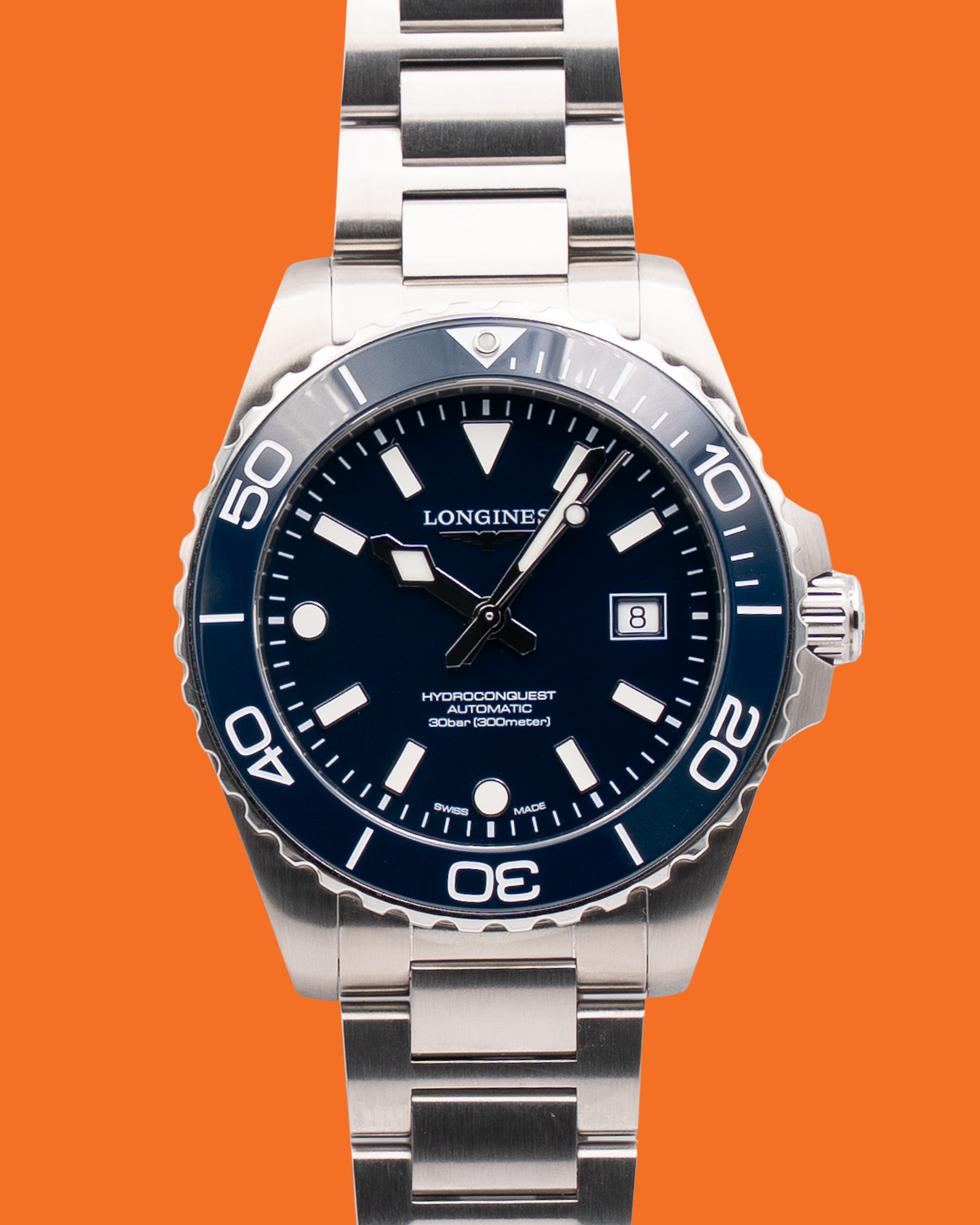 UNWORN STICKERED Longines Hydroconquest 42mm L3.788.4.96.6 Blue Dial 2026