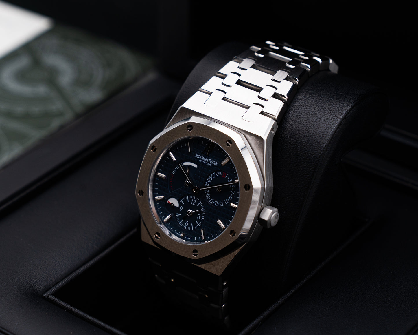 Audemars Piguet Royal Oak Dual Time 39mm 26120st Blue Dial 2014
