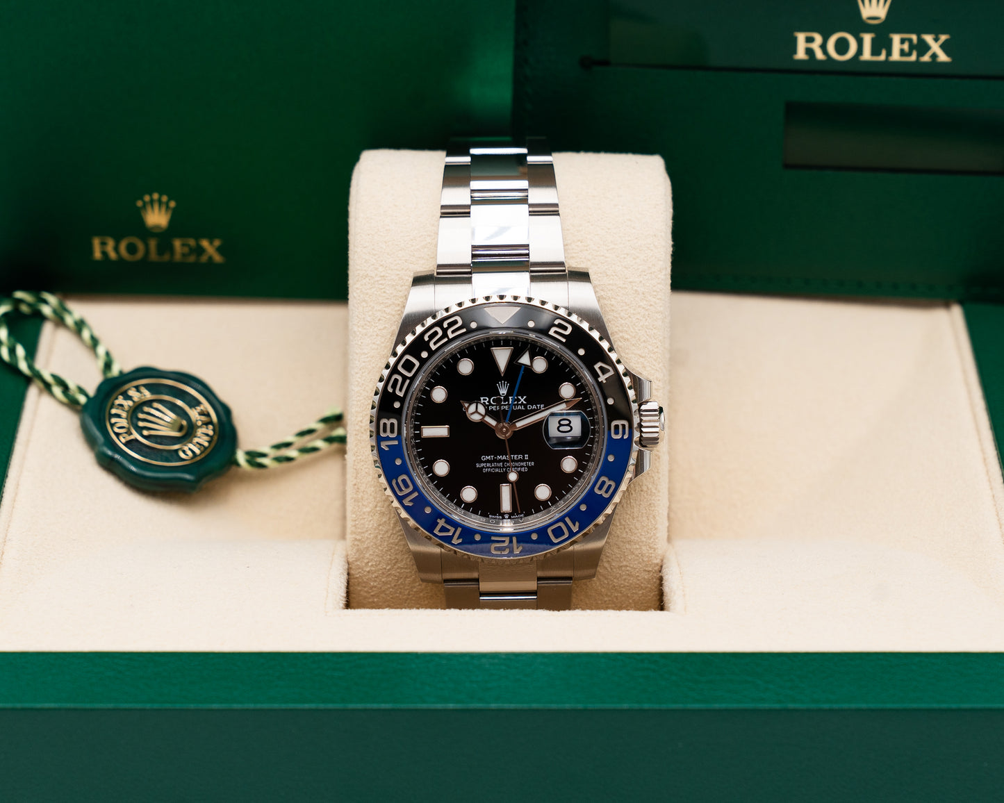Rolex GMT-Master II 40mm 126710BLNR Batman 2024