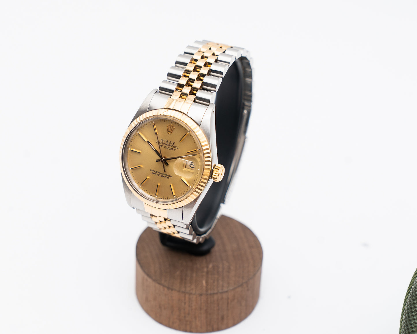 Rolex Datejust 36mm 16013 Champagne Dial On Jubilee 9M Serial