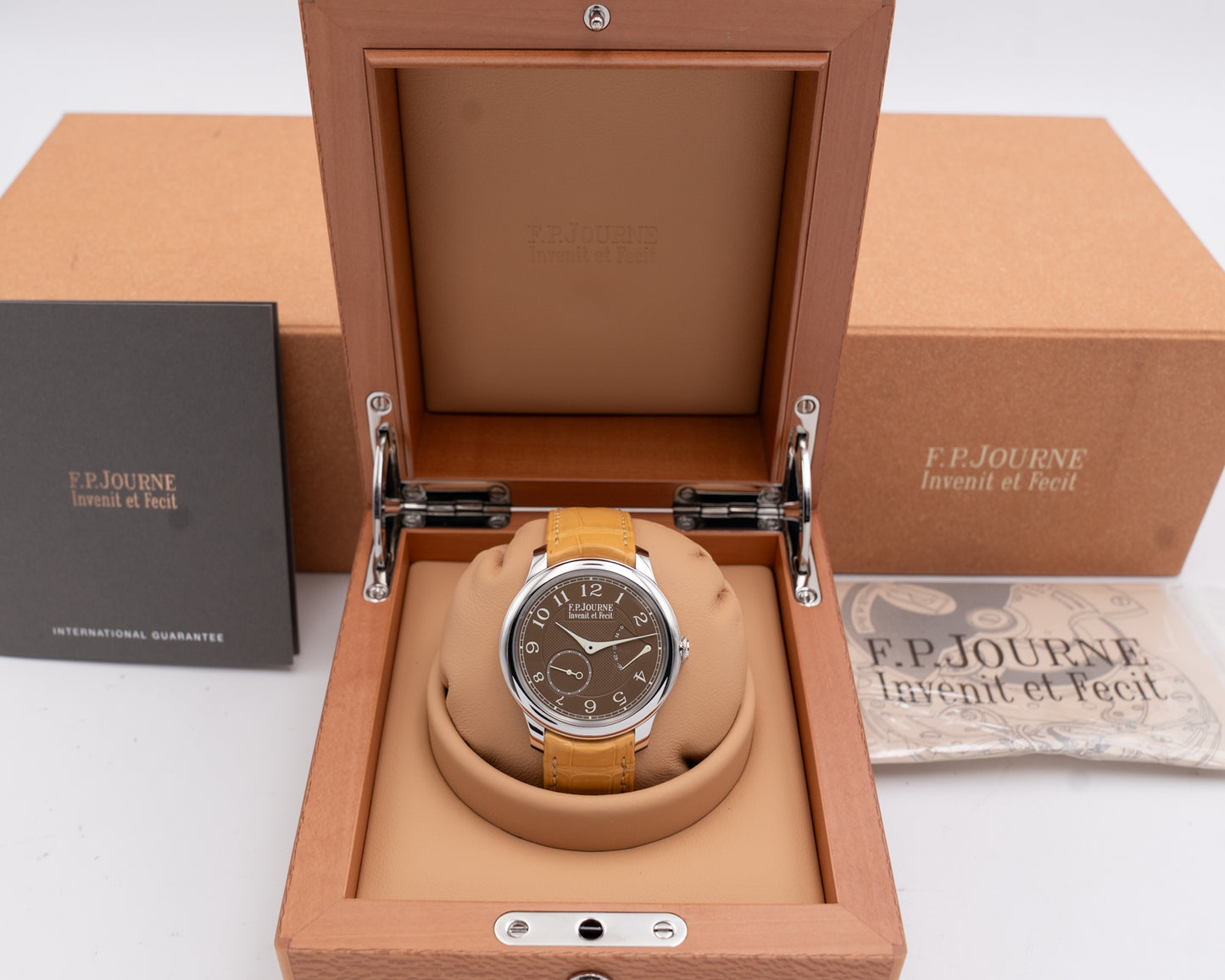 FP Chronomètre Souverain Havana CS Brown Dial Brown Strap 2022