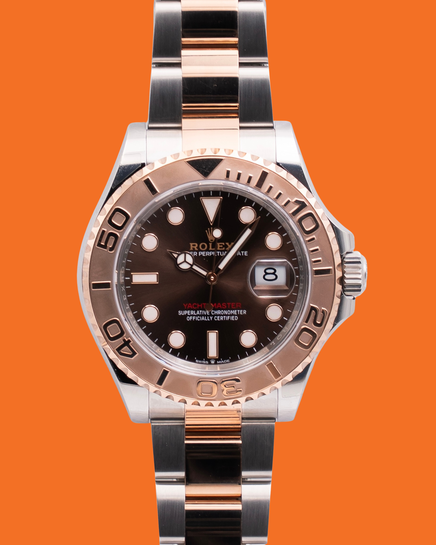 UNWORN STICKERED Rolex Yacht-Master 40mm 126621 Rose Gold Chocolate 2025