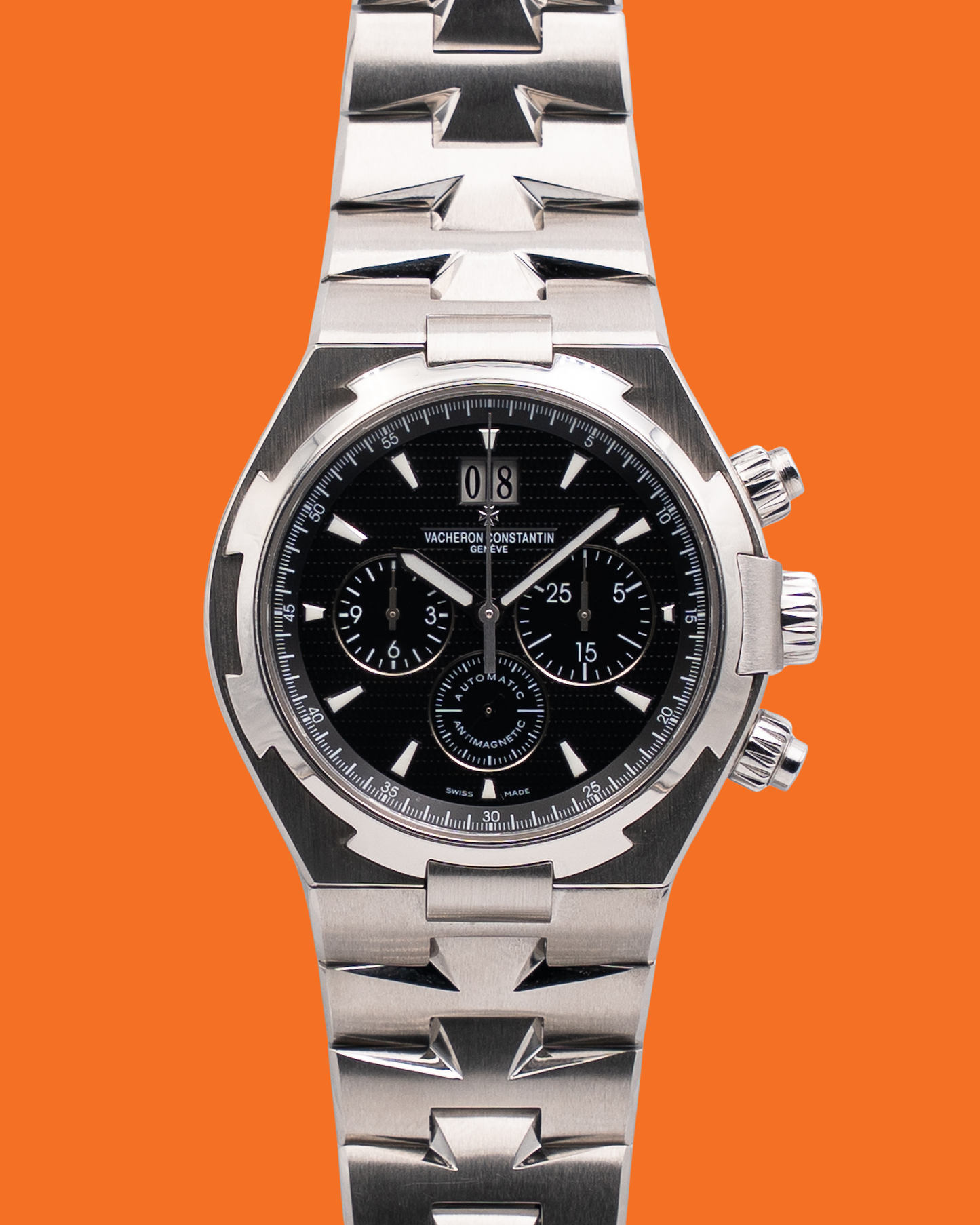 Vacheron Constantin Overseas 42mm 49150/B01A-9097 Black Dial Chronograph 2014
