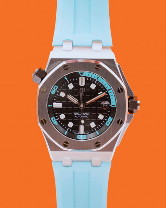 Audemars Piguet Royal Oak Offshore Selfwinding Diver 42MM 15720ST.OO.A355CA.01 Tiffany Blue