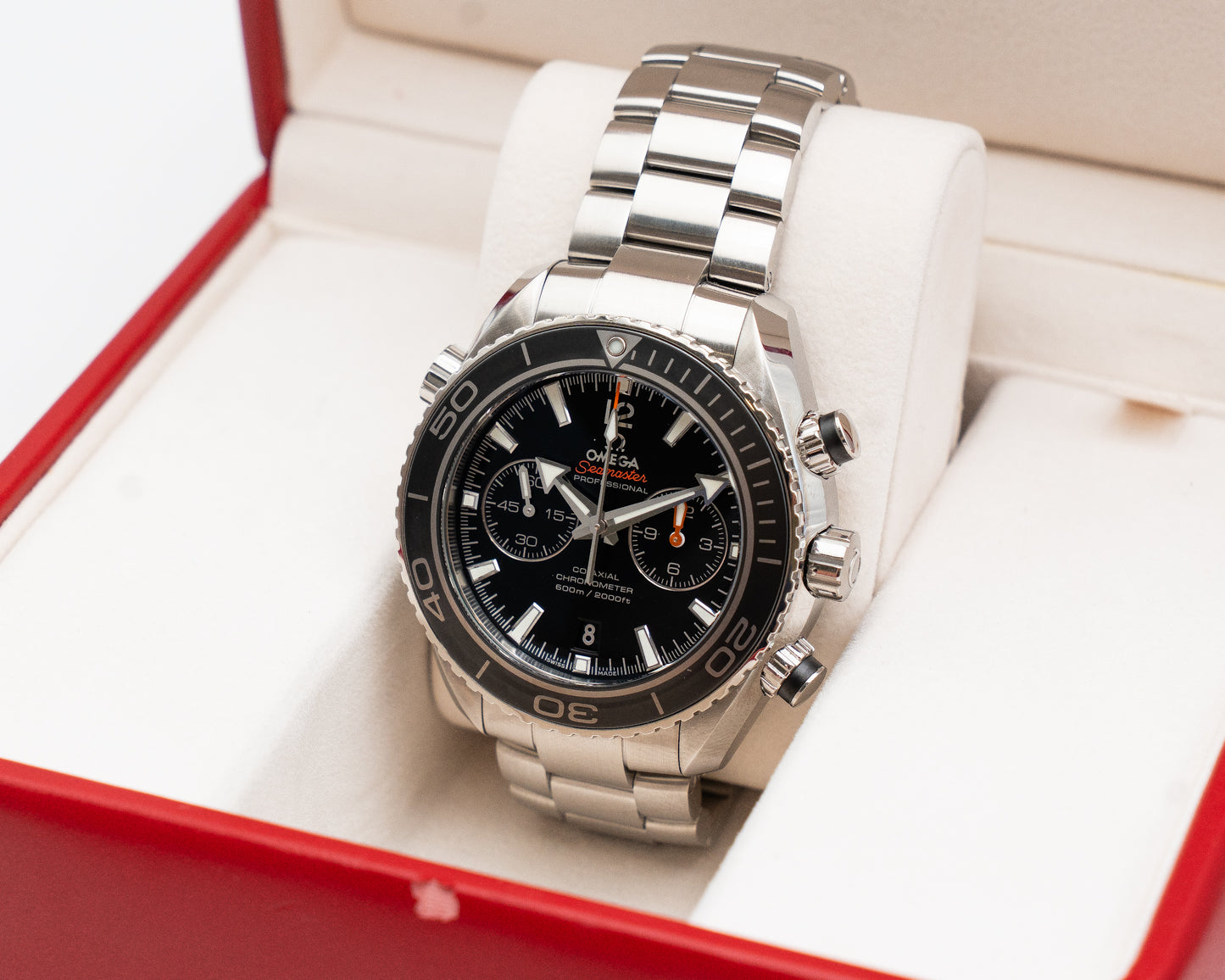 UNWORN Omega Seamaster Planet Ocean 600M 45.5mm 232.30.46.51.01.001 Chronograph Black