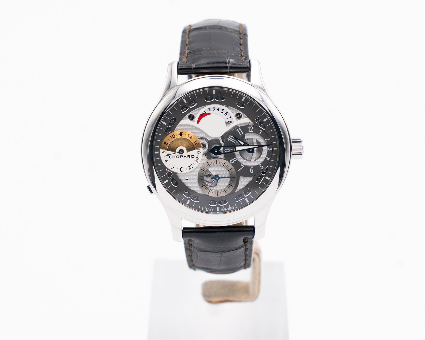 Chopard L.U.C. Tech Regulator 40mm 168449-3001 8-Day Dual Time Ltd 250pcs