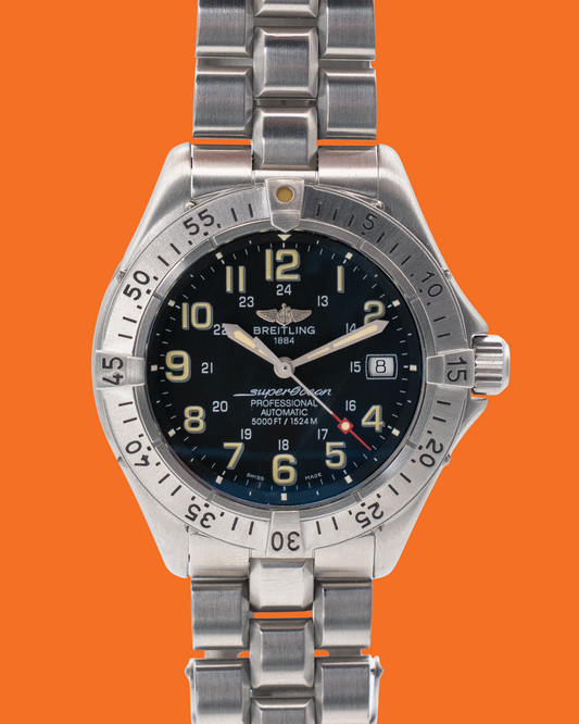 UNWORN Breitling Superocean 40mm A17345 Black Dial 2000