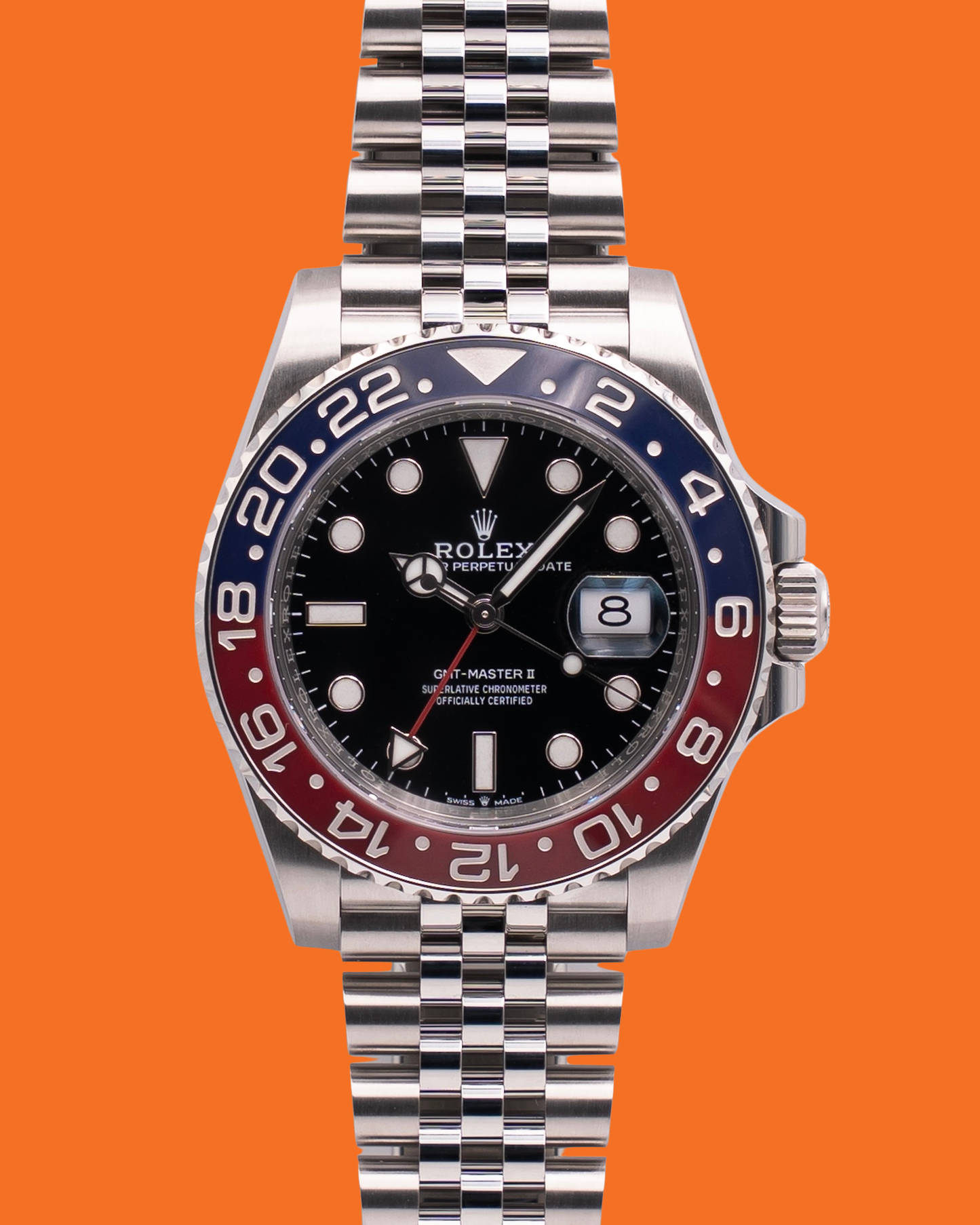 Rolex GMT Master II 49mm 126710BLRO Pepsi Jubilee 2025