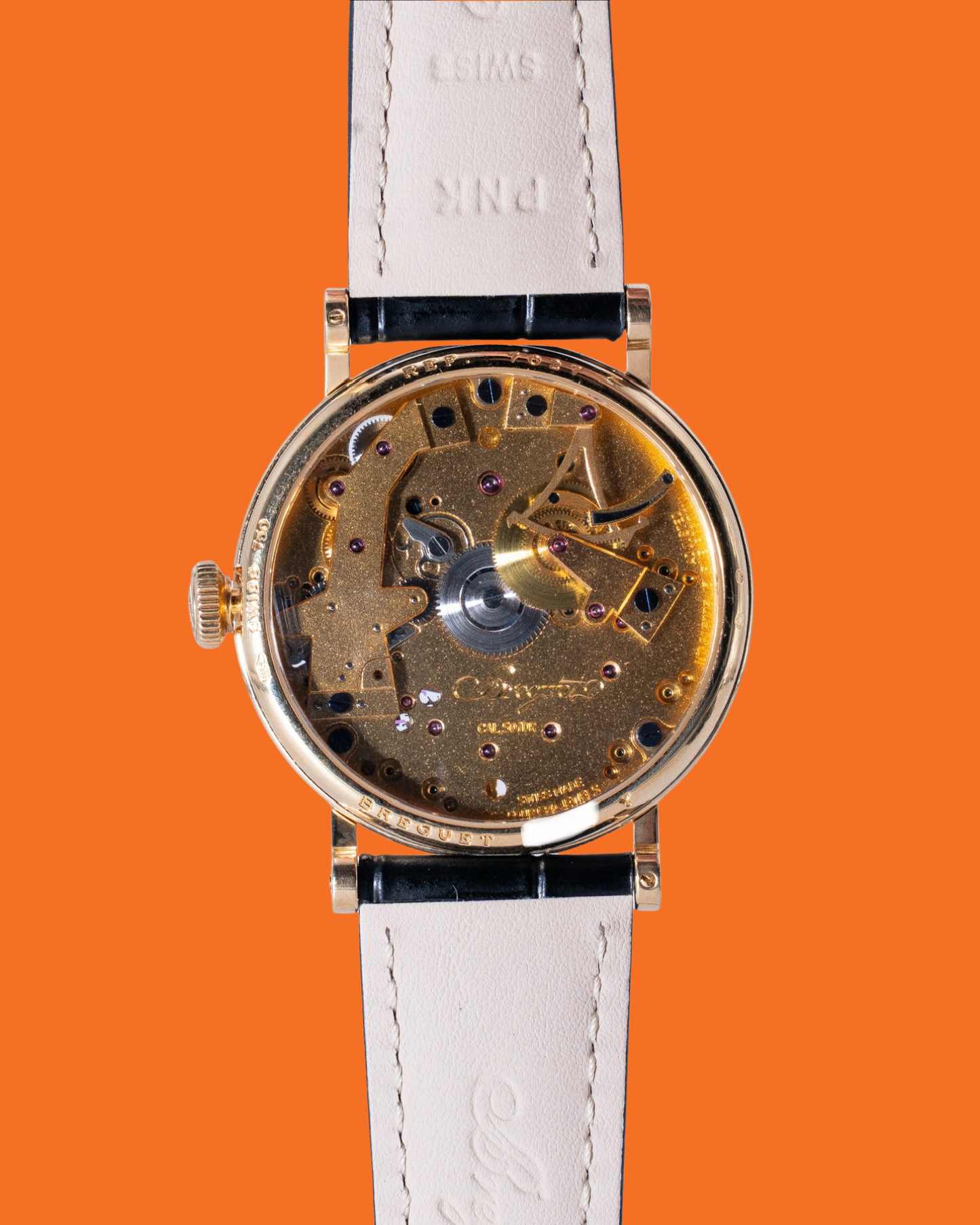Breguet Tradition 37mm 7027BA Yellow Gold Black Alligator Strap 2014