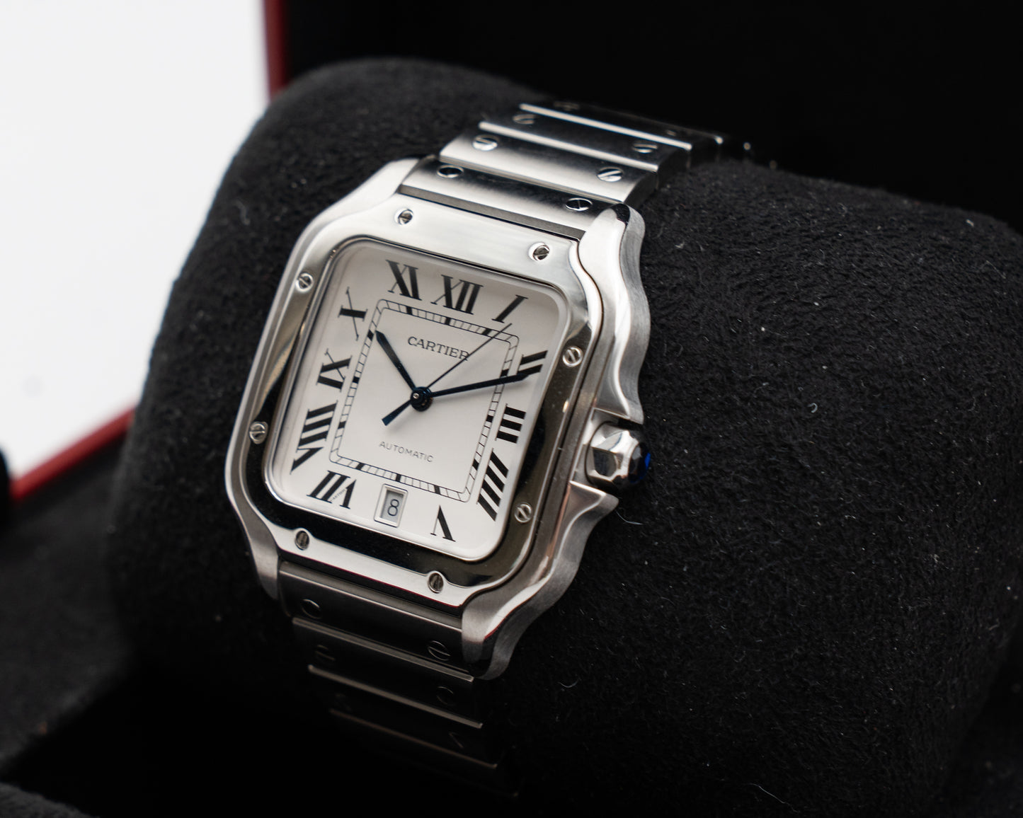 Cartier Santos Large 39.8mm WSSA0018 White Dial