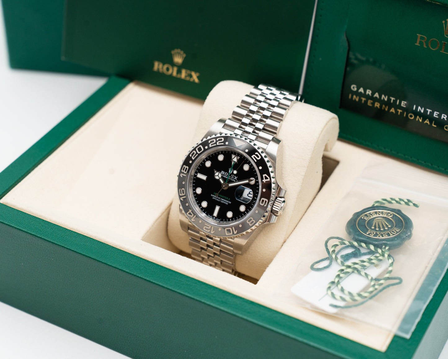 Rolex GMT Master II 40mm 126710GRNR Bruce Wayne on Jubilee 2025