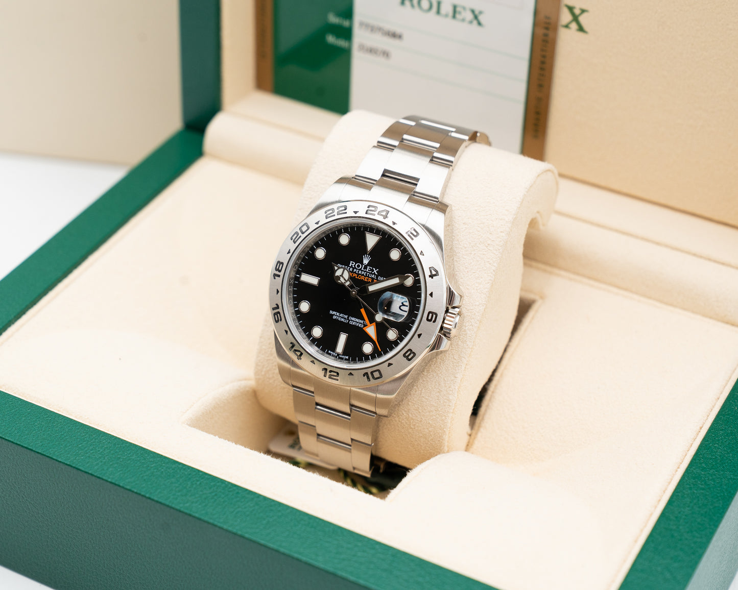 Rolex Oyster Perpetual Explorer II 216570 42mm Black 2017