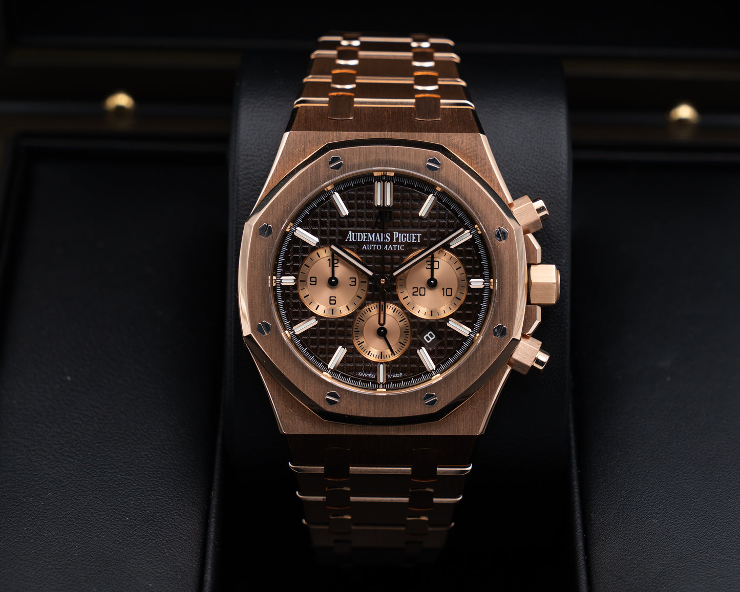 Audemars Piguet Royal Oak Chronograph 41mm 26331OR.OO.1220OR.02 Chocolate Rose Gold K-Serial