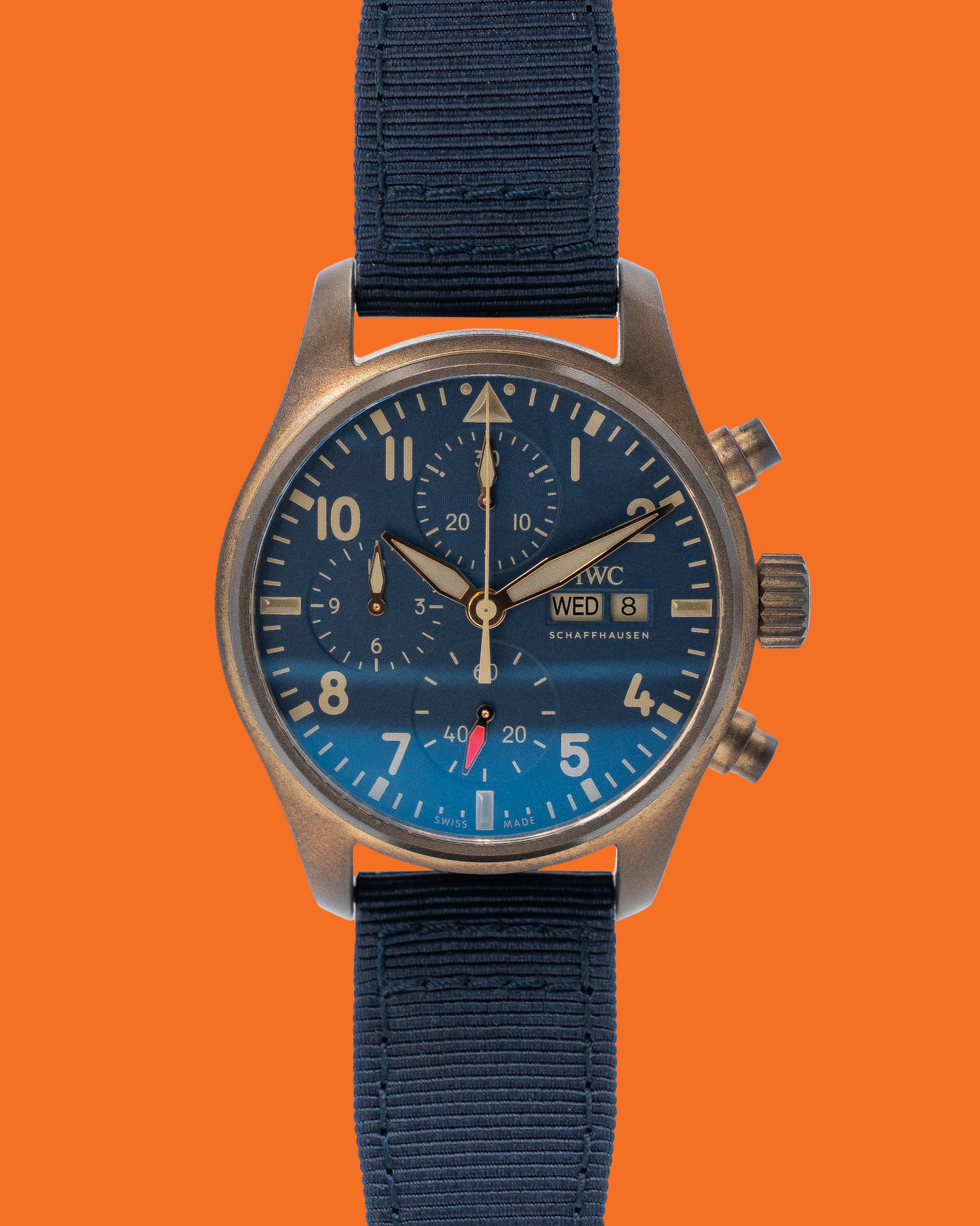 IWC Pilots Watch Chronograph 41mm IW388109 Bronze and Blue 2023