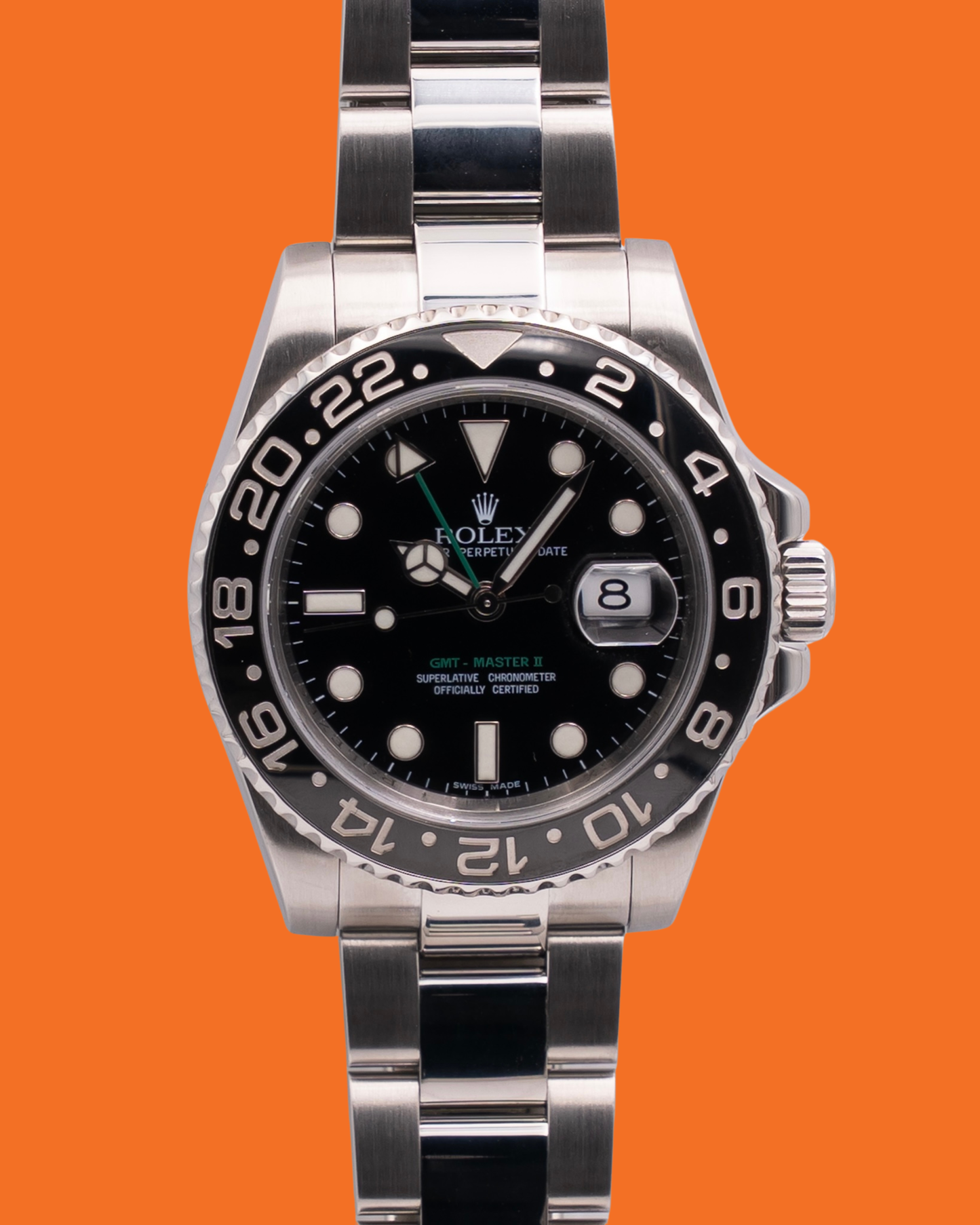 Rolex GMT-Master II 40mm 116710LN Green Arrow 2010