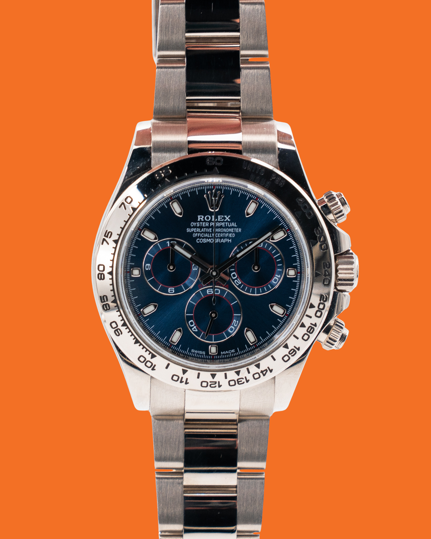Rolex Daytona 40mm 116509 White Gold Blue Dial John Mayer 2020
