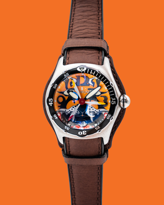 UNWORN Corum Bubble Dive Bomber 45mm 82.180.20 Tiger Limited Edition 2004