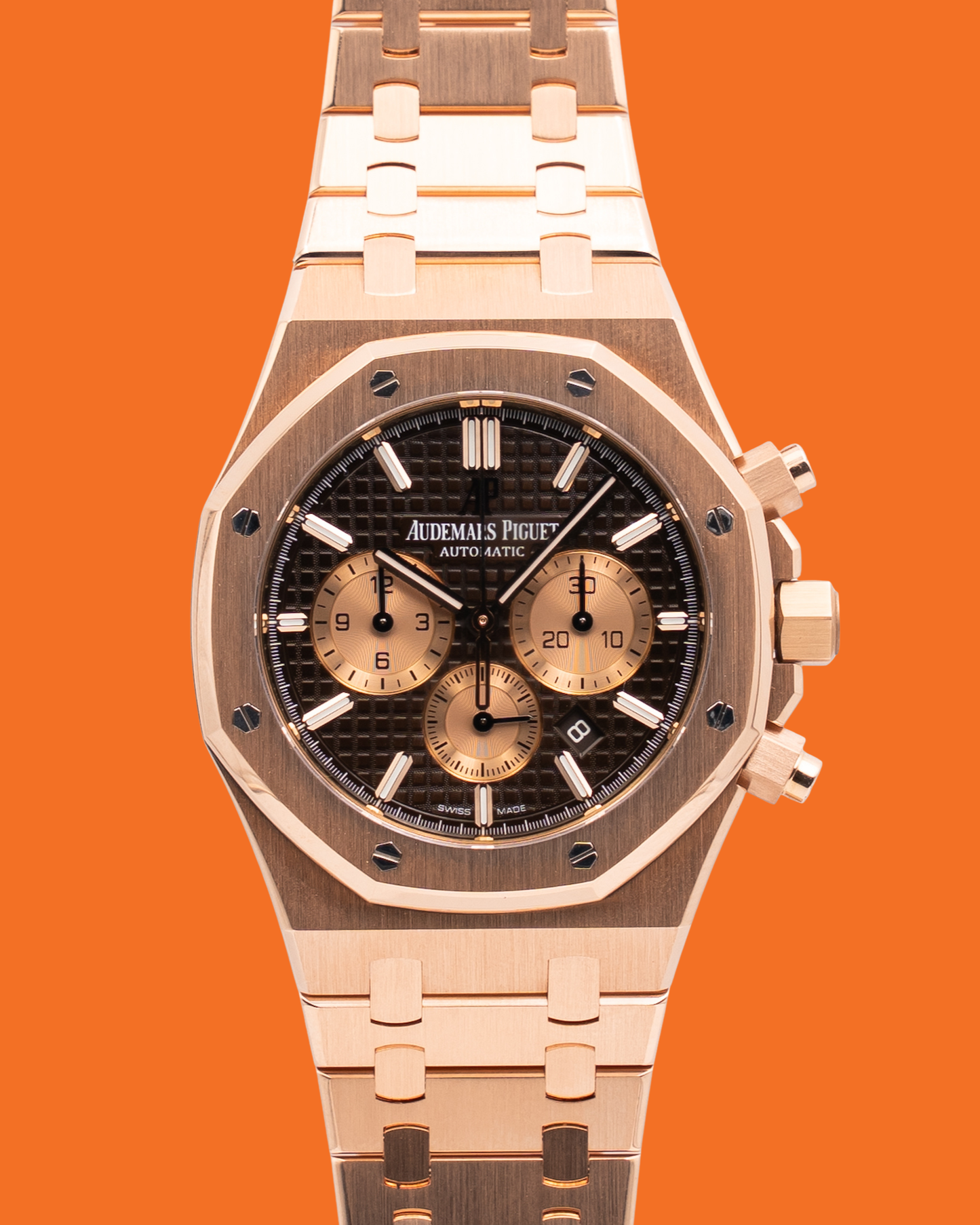 Audemars Piguet Royal Oak Chronograph 41mm 26331OR.OO.1220OR.02 Chocolate Rose Gold K-Serial
