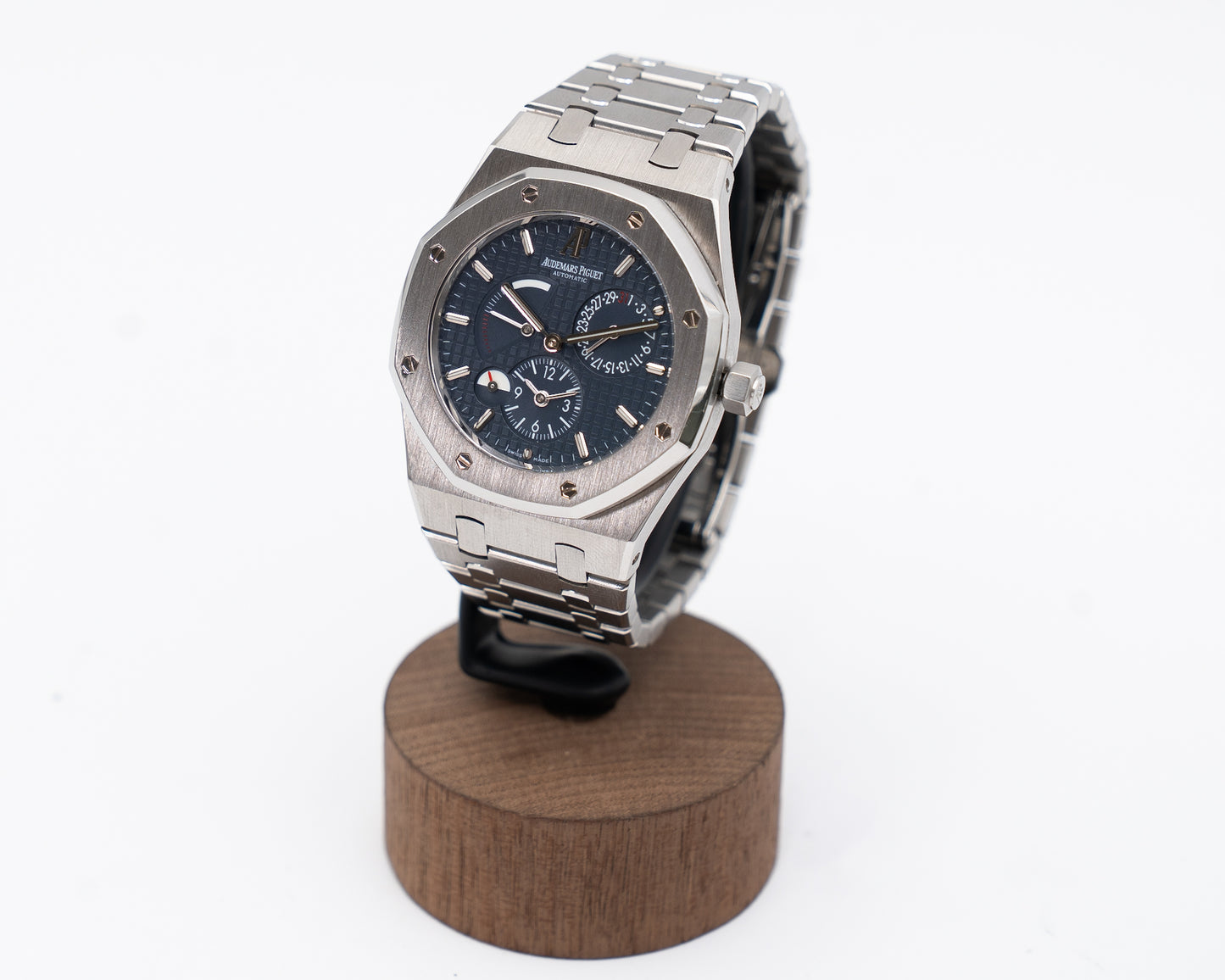 Audemars Piguet Royal Oak 39mm 26120ST.OO.1220ST.02 Dual Time Blue F-Serial