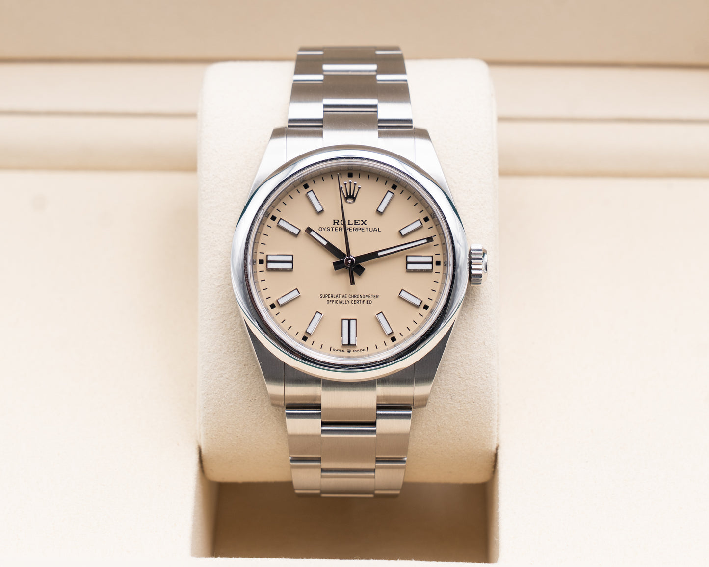 Rolex Oyster Perpetual 41mm 134300 Beige Dial 2025