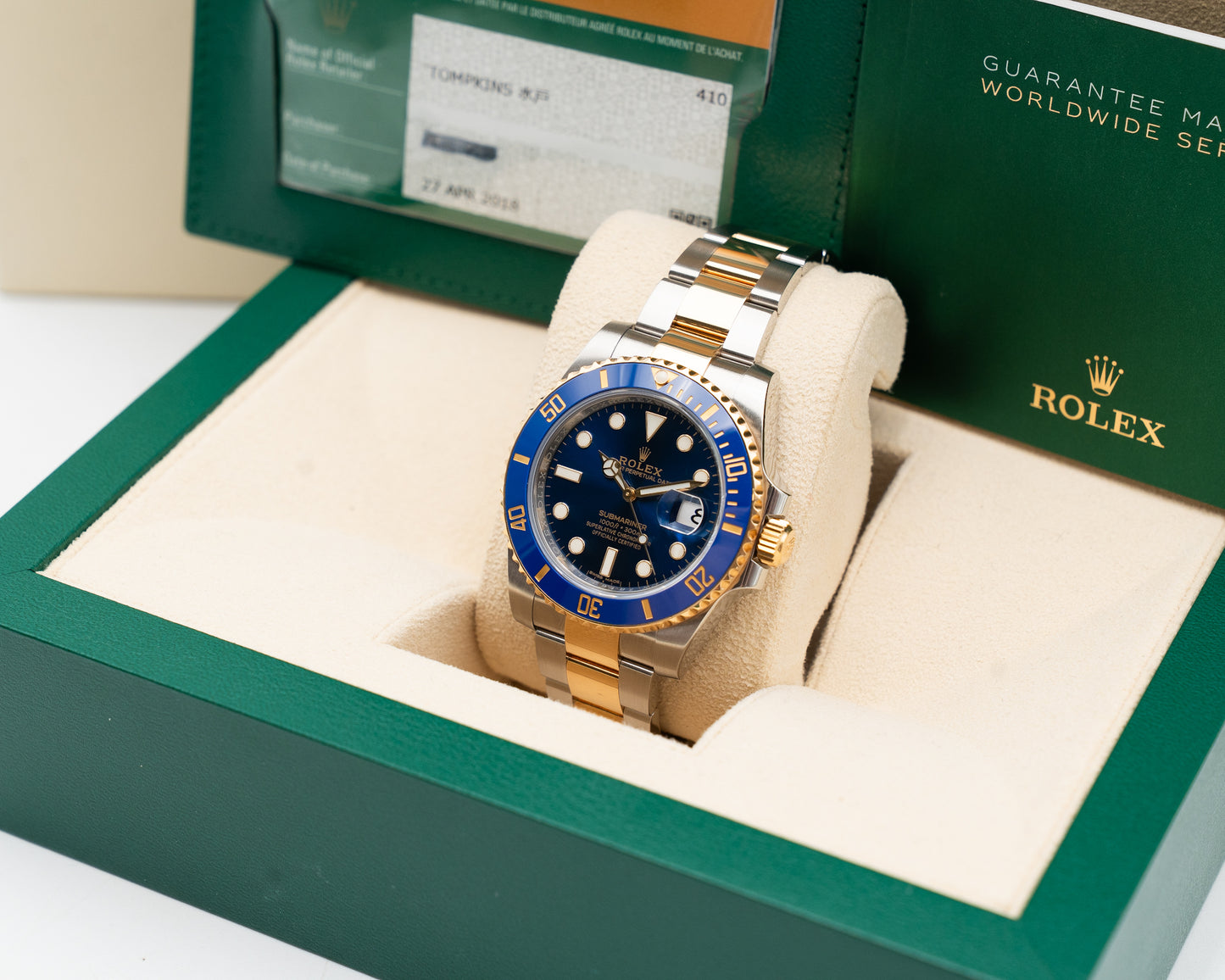 Rolex Submariner Date 116613LB 40mm Rolesor Two tone / "Bluesy" 2018