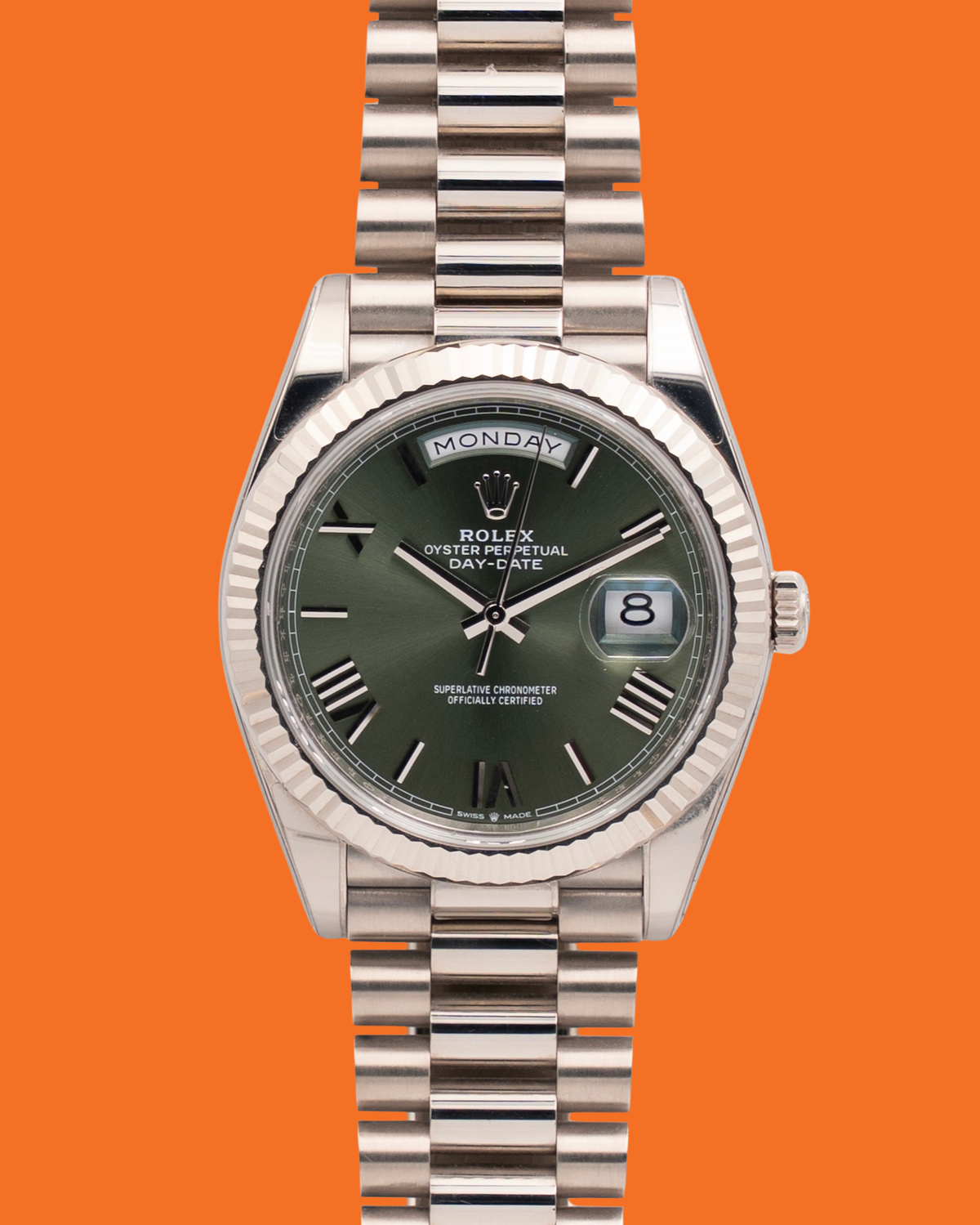 Rolex Day Date 40mm 228239 Green Roman Numeral Dial 2022