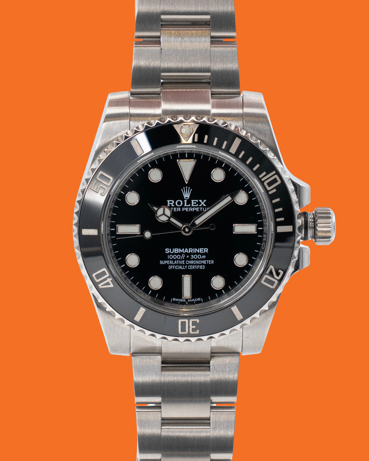 Rolex Submariner No Date 40mm 114060 Black Ceramic 2018