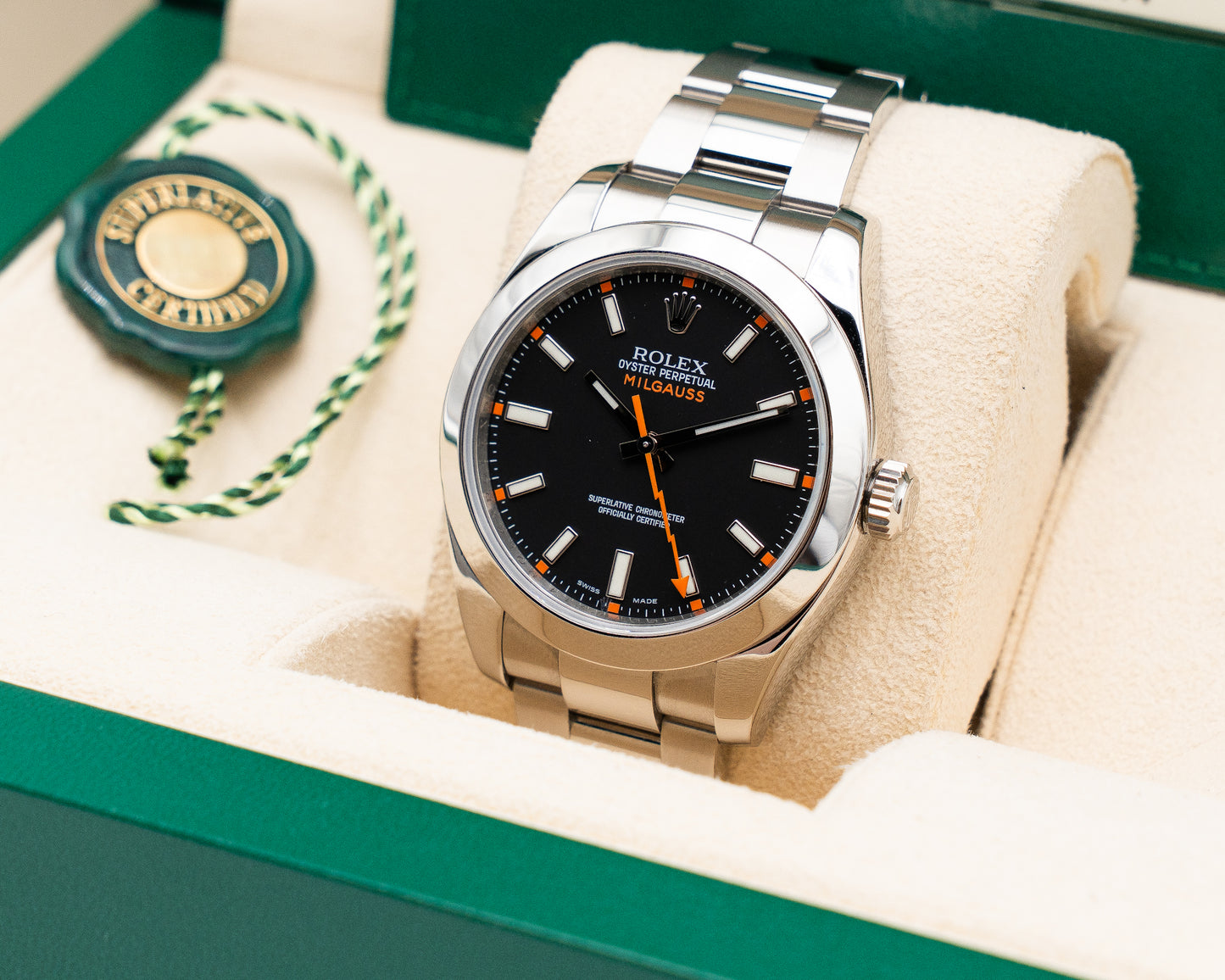 Rolex Milgauss 40mm 116400 Black Dial 2013