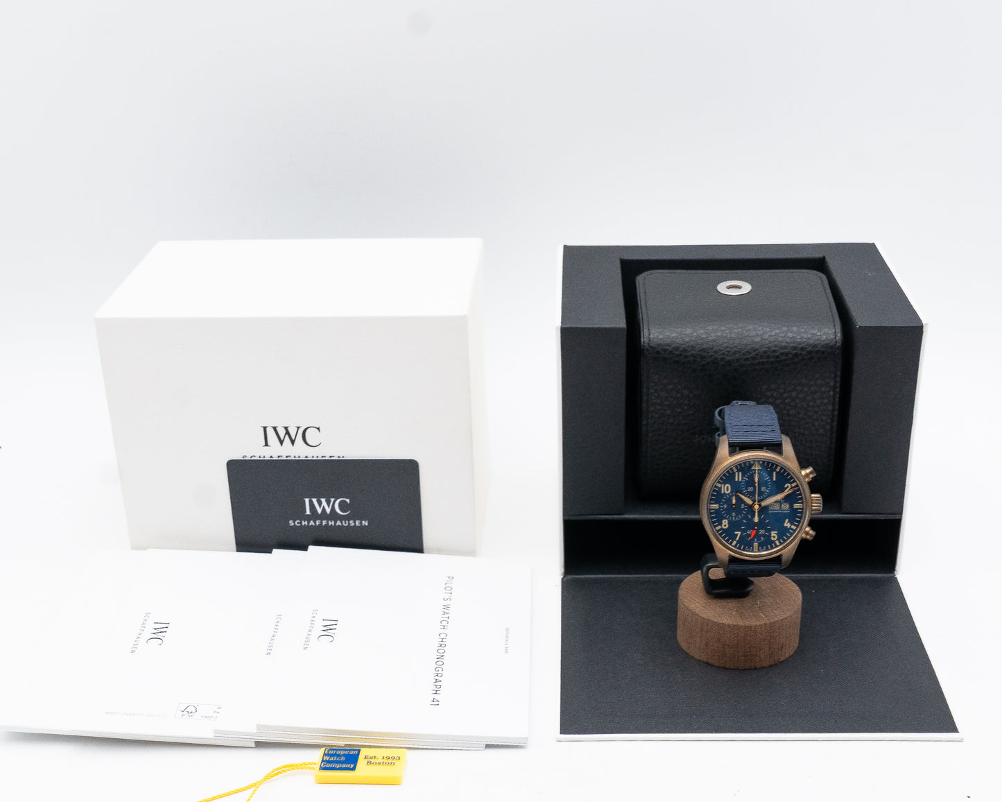 IWC Pilots Watch Chronograph 41mm IW388109 Bronze and Blue 2023