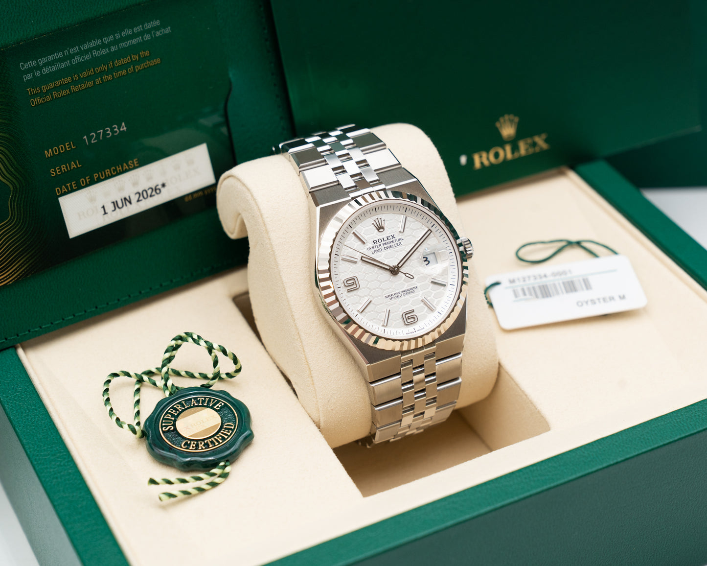 UNWORN Rolex Land-Dweller 127334 40mm White DIal 2026