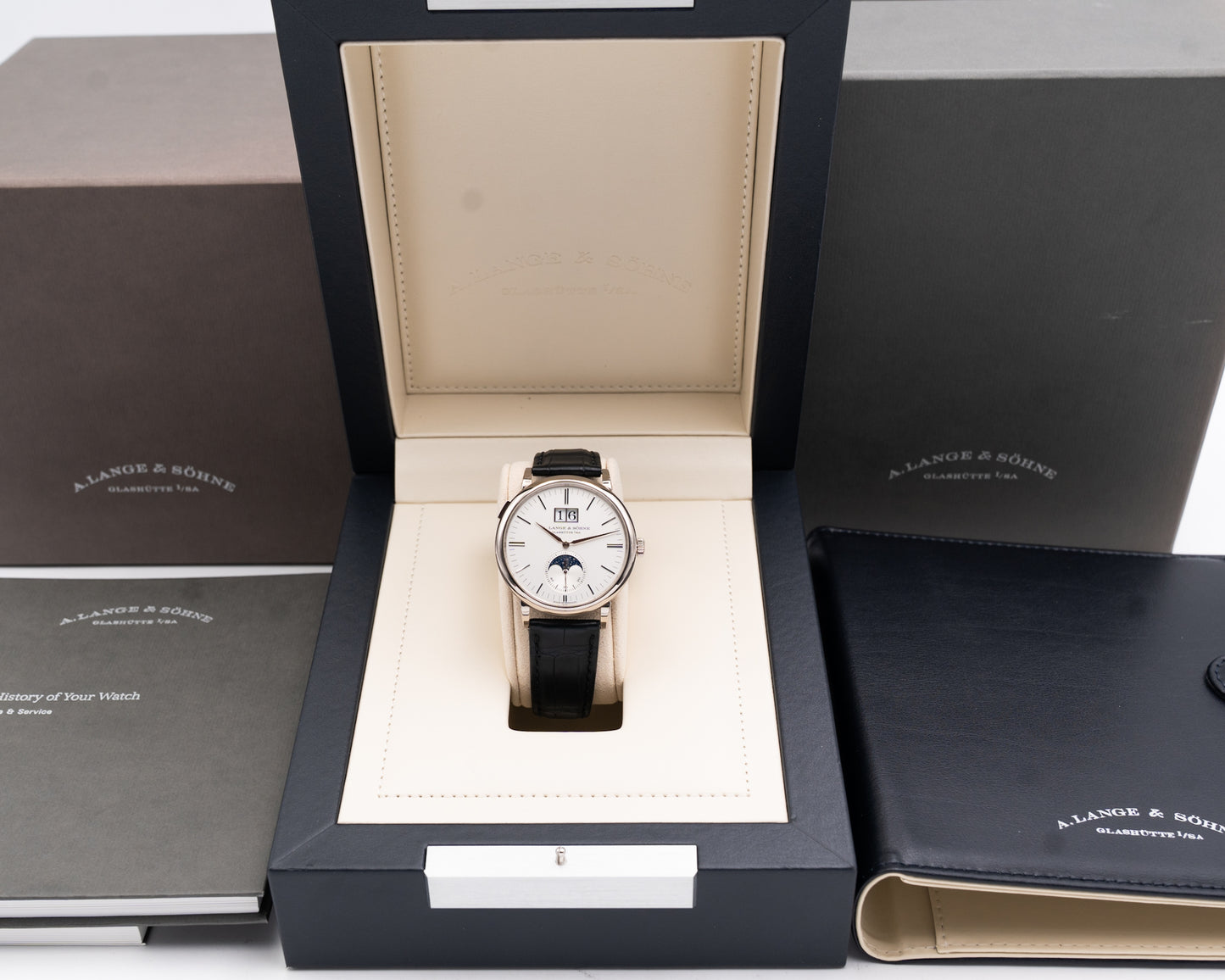 A. Lange & Söhne 384.026 Saxonia Moon Phase White Gold 2022