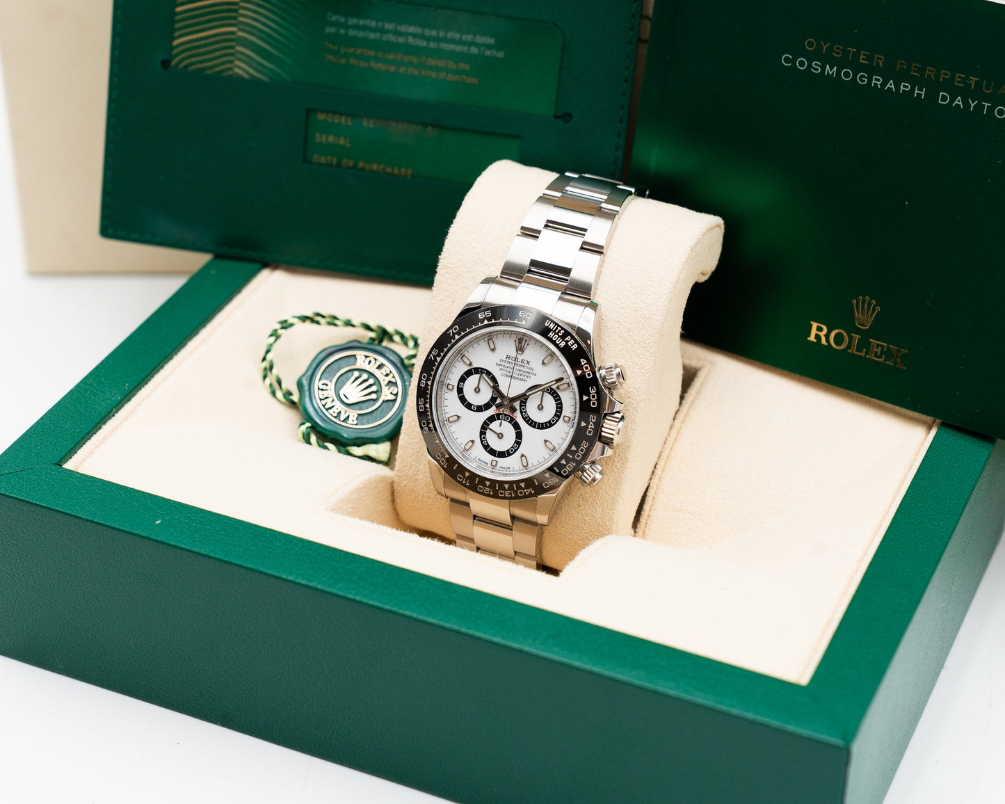Rolex Cosmograph Daytona 40mm 116500LN White Panda Dial 2020