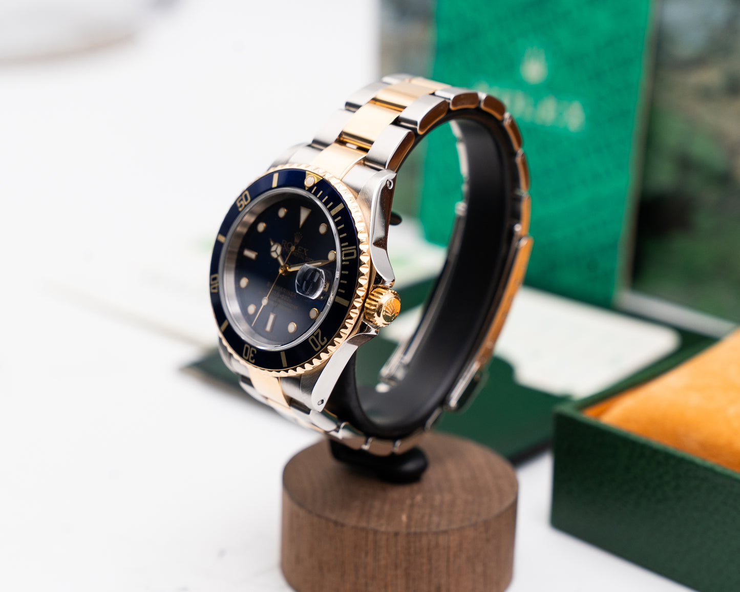 Rolex Submariner Date 40mm 16613LB Two Tone Yellow Bluesy A-Serial