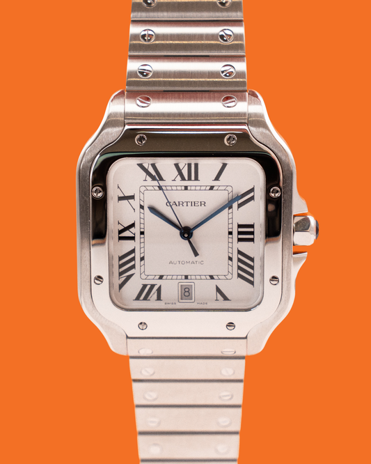 Cartier Santos 39.8mm WSSA0018 White Dial Large 2024