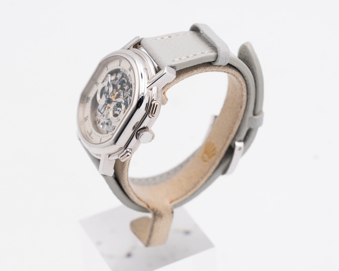 Daniel Roth Masters Chronograph 38mm 447.x.60 White Gold  Skeleton